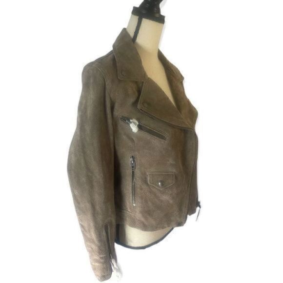 BlankNYC Leather Moto Tan Jacket Small NWT - Picture 6 of 12